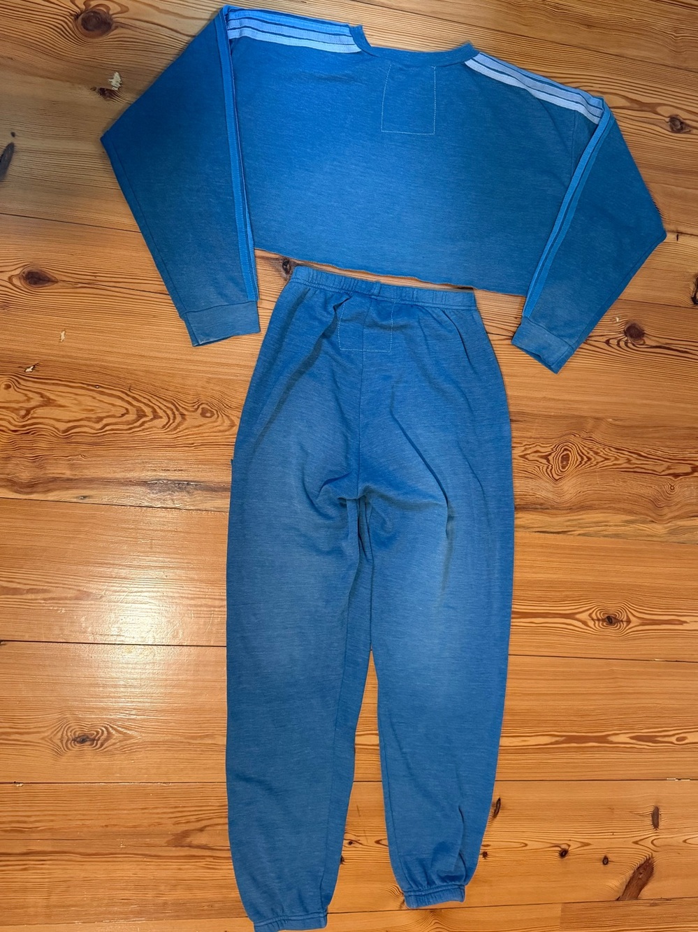 SET! Aviator Nation Sweatshirt & Sweatpants Faded Water Y2K Streetwear Surf Girl - Picture 8 of 13